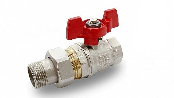 Кран со сгоном НВ 3/4" (бабочка) BONOMI