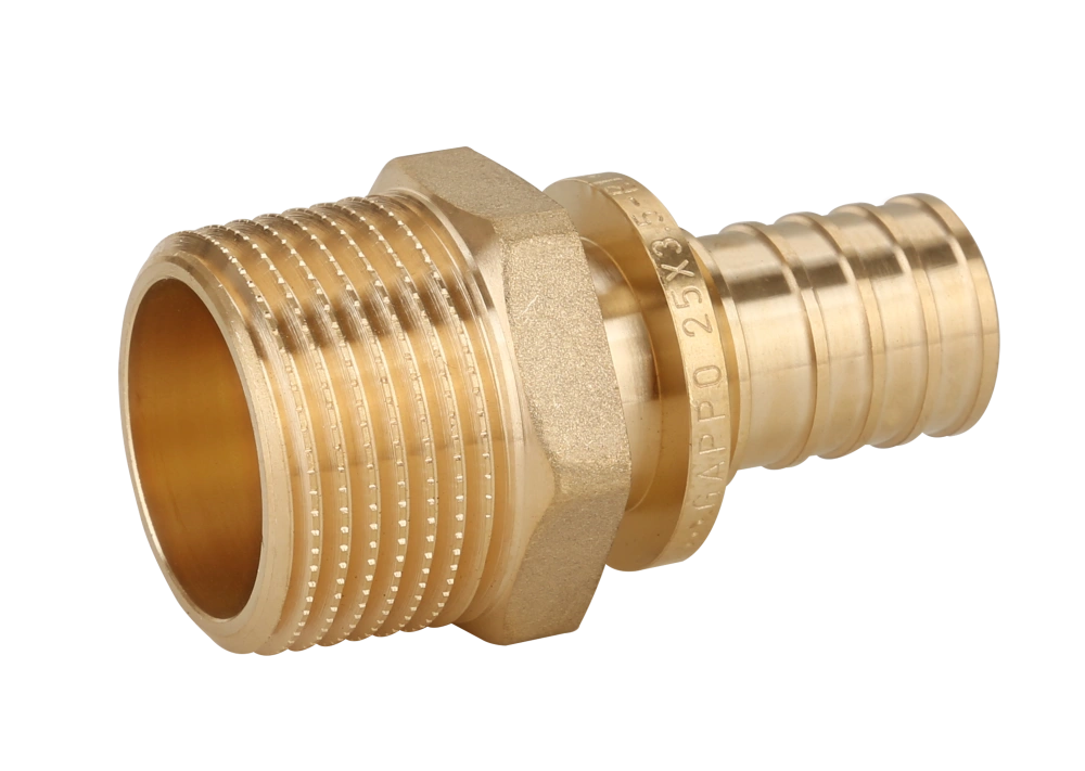Переходник 25х1" НР латунь Gappo
