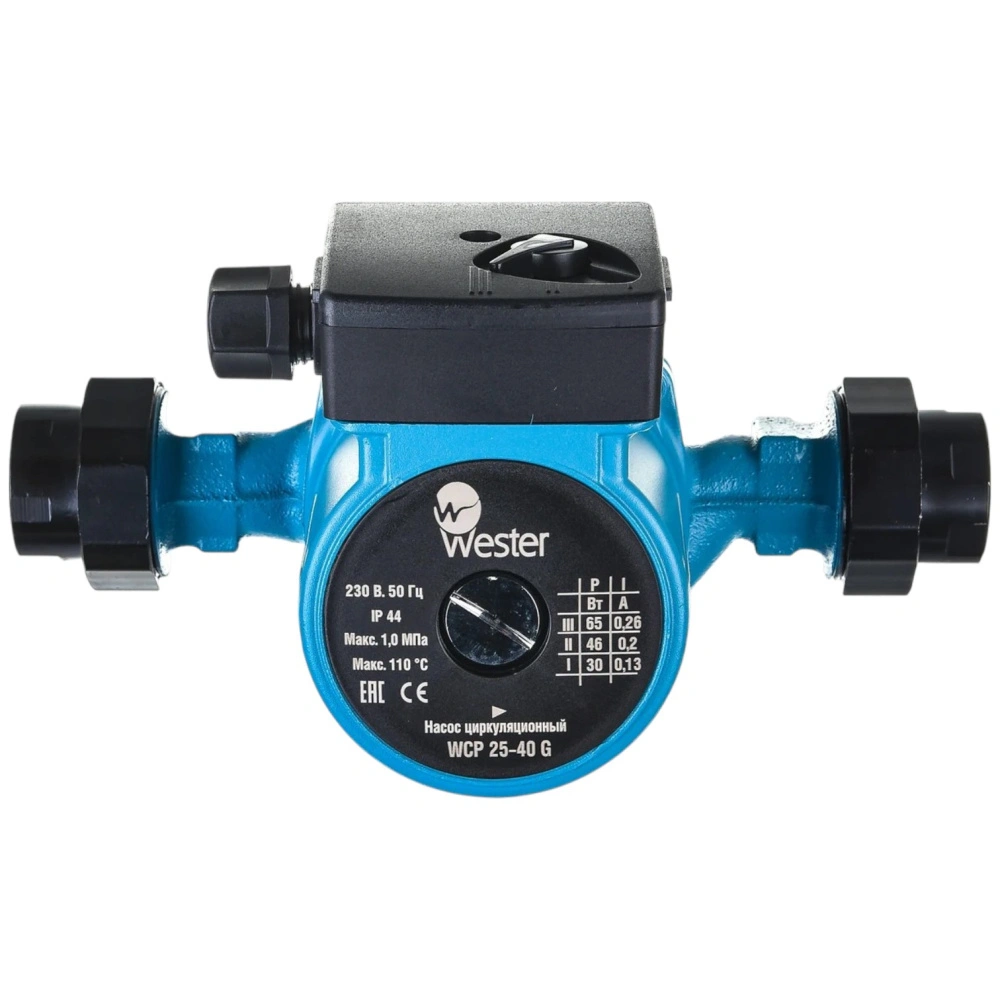 Насос циркуляционный WCP 25-40G 130 (с гайками) Wester