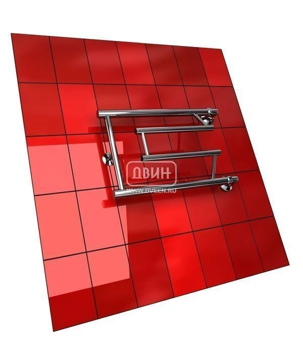 Полотенцесушитель C primo 32/50 см 1"-3/4"-1/2" хром, боковое подключение, Водяной (К0), ДВИН