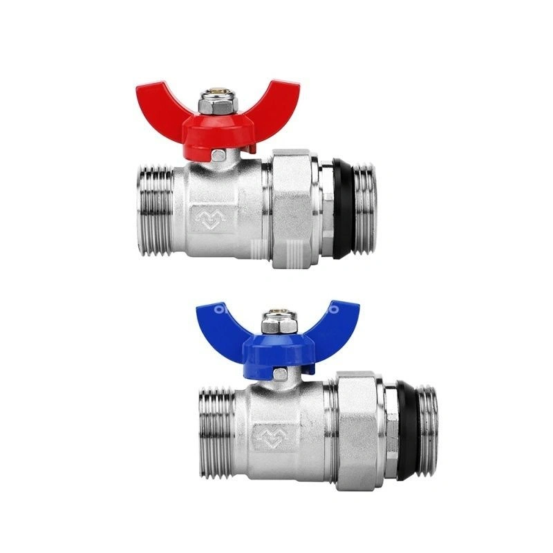 Комплект прямых шаровых кранов американка 1" Varmega