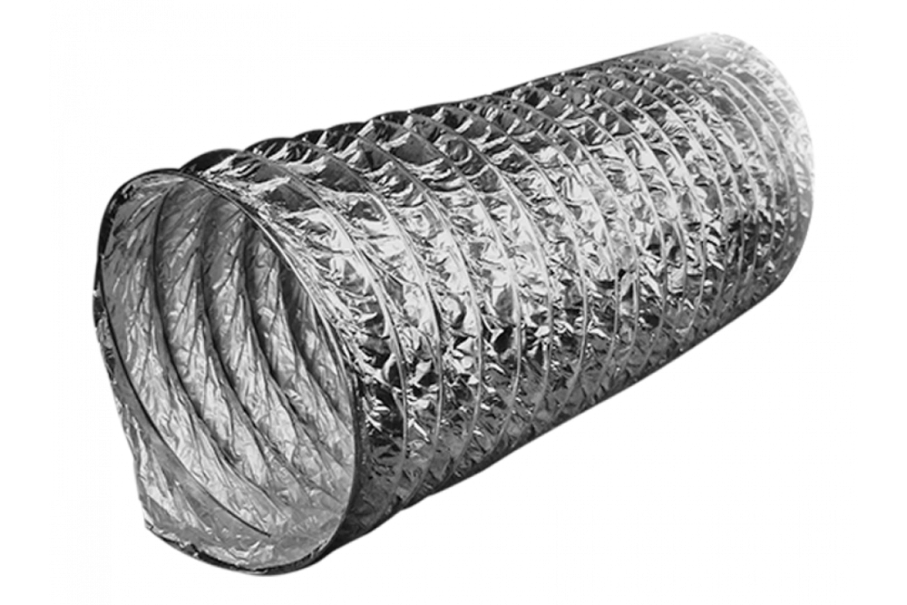 Воздуховод гибкий неизолированный 102 мм 10 метров