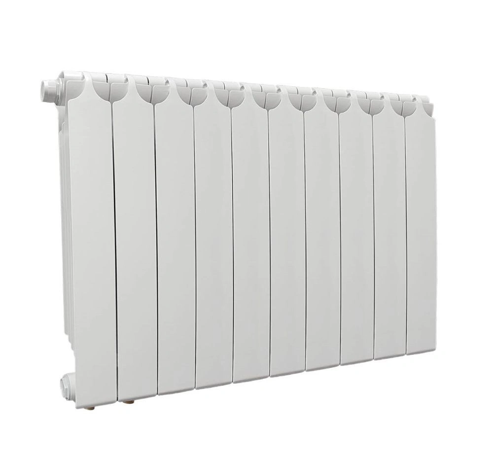 Радиатор биметаллический 500/90 мм 10 секций нижнее подключение справа Теплоприбор