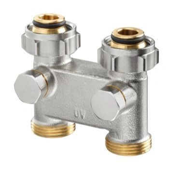 Присоединительный узел прямой 3/4 UMх3/4 AG  (переключ. подающей и обратной подводки) Oventrop