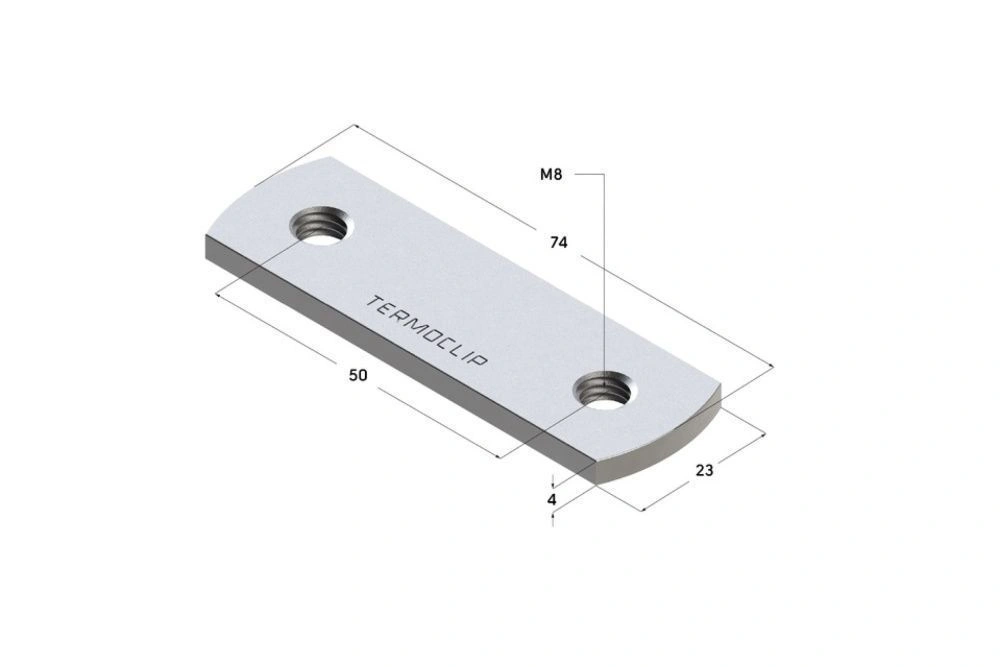 Гайка профиля двойная 28 4F2 М8, Termoclip