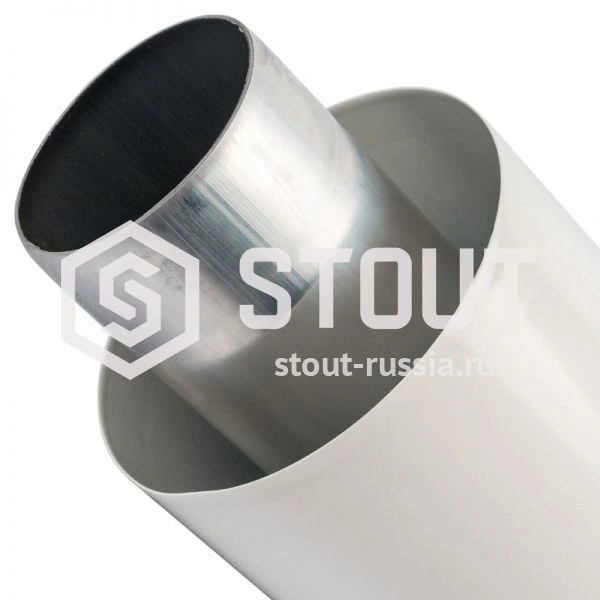 Комплект коаксиальный для прохода через стену 850 мм (совместим Bosch) DN 60/100 STOUT