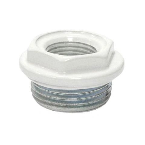 Переходник RS 1/2" белый правый (с прокладкой O-ring) SIRA