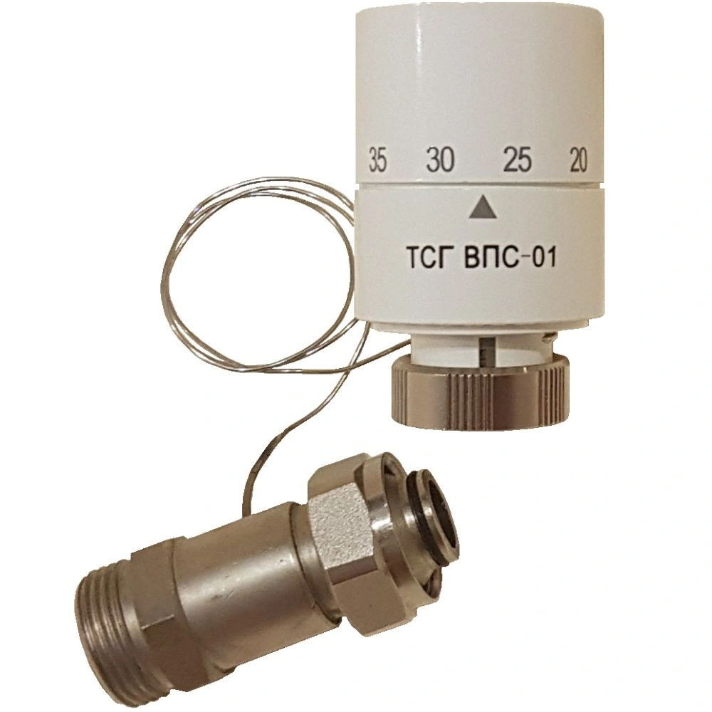 Термостатическая головка ТСГ ВПС-01 с выносным проточным сенсором 
