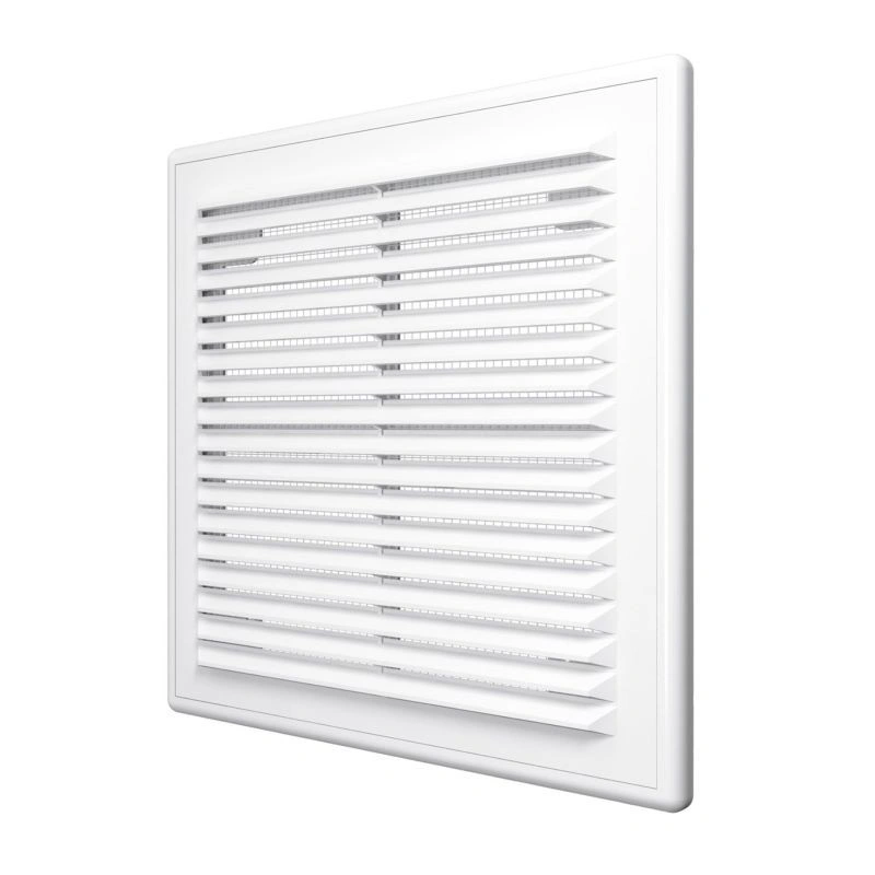 Решетка-крышка вент. VM 175х250 КB с сеткой, белая, пласт. HACO