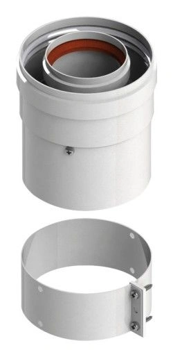 Адаптер для коаксиального дымоудаления DN60/100 (Виссманн, Бакси) ROMMER