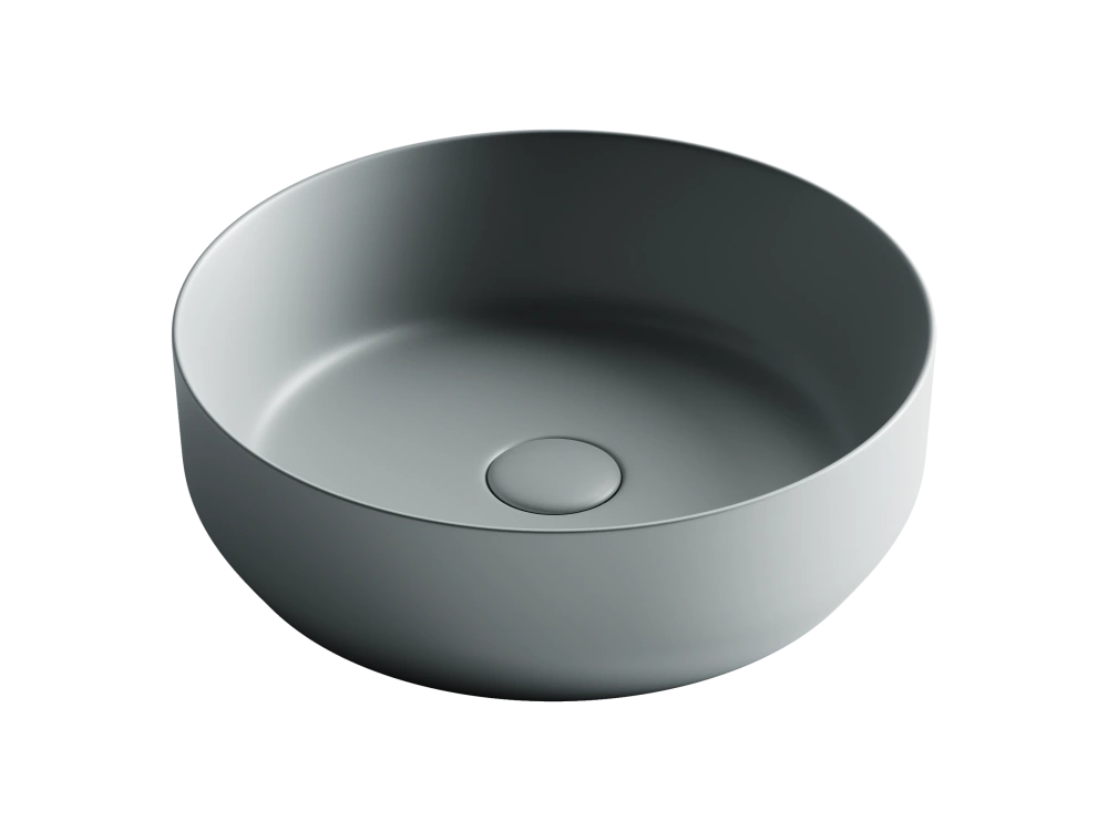 Раковина накладная Элемент (Element) 390x390x120мм (CN6022MH) Антрацит матовый Ceramicanova