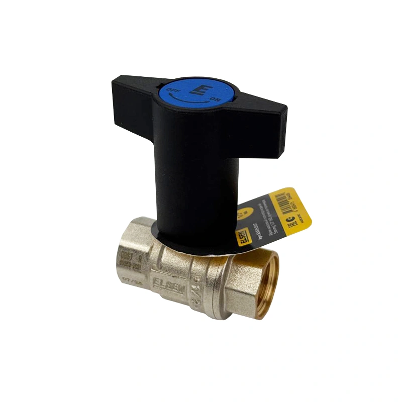 Кран шаровой Strong, полнопроходной, 1/2", ВВ, ручка из полимера ELSEN