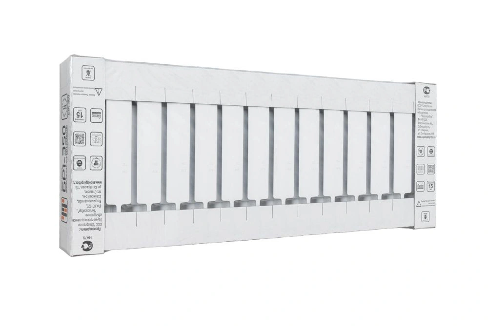 Радиатор биметаллический 350/90 мм 14 секций Теплоприбор