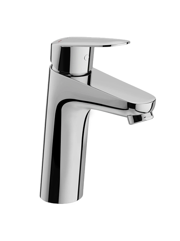 Смеситель для умывальника Flow Round, монолитный, хром, Vitra 