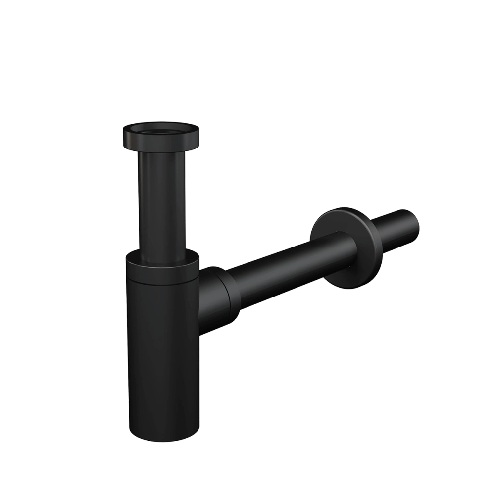 Сифон для умывальника без выпуска круглый 11/4 DN 32 ЧЕРНЫЙ ALCA PLAST