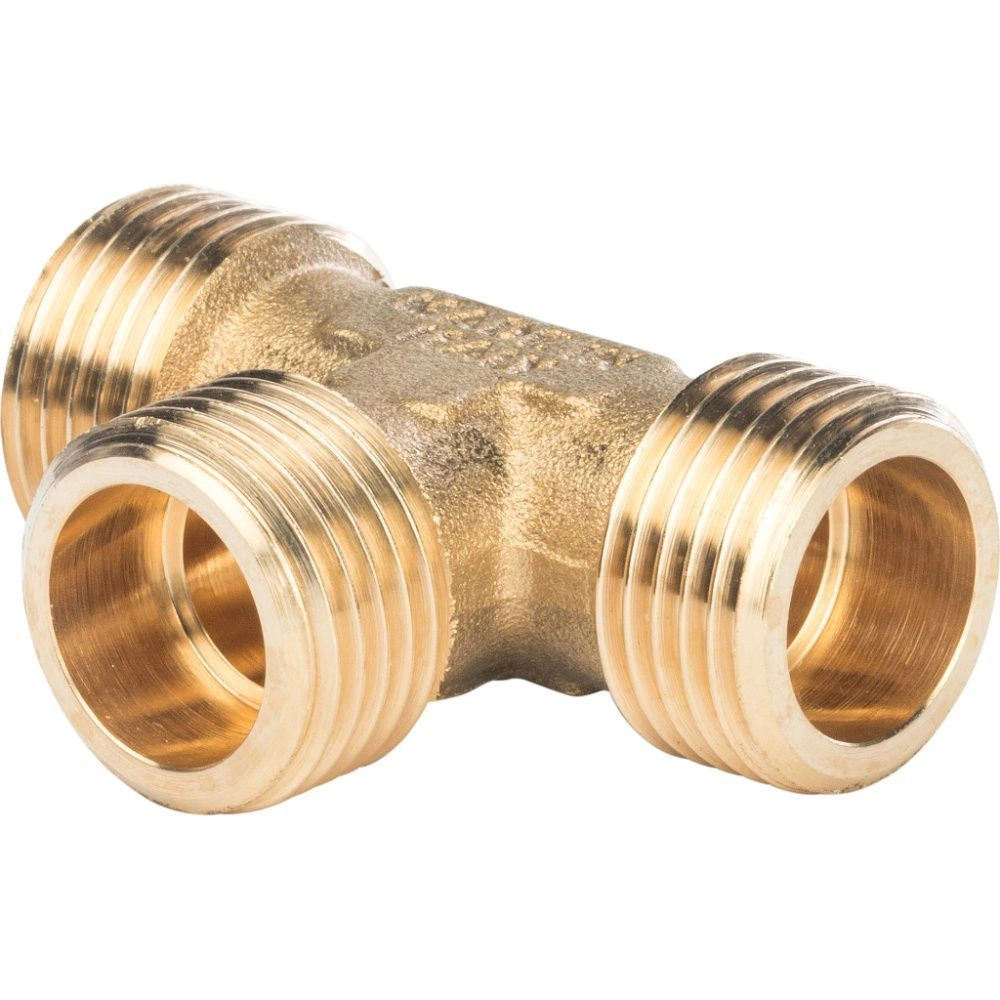 Тройник НР  1/2  (латунь) STOUT