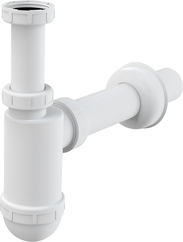 Сифон для умывальника без выпуска 11/4 Dn 40, нерж ALCA PLAST