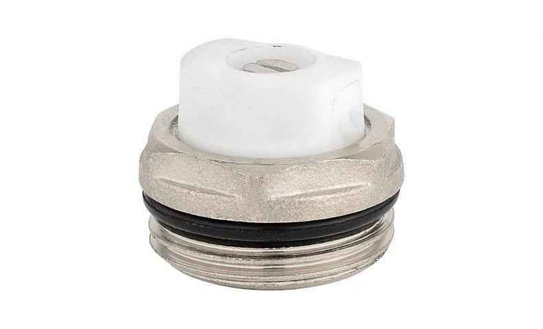 Кран маевского 1/2" CR RAL 9016