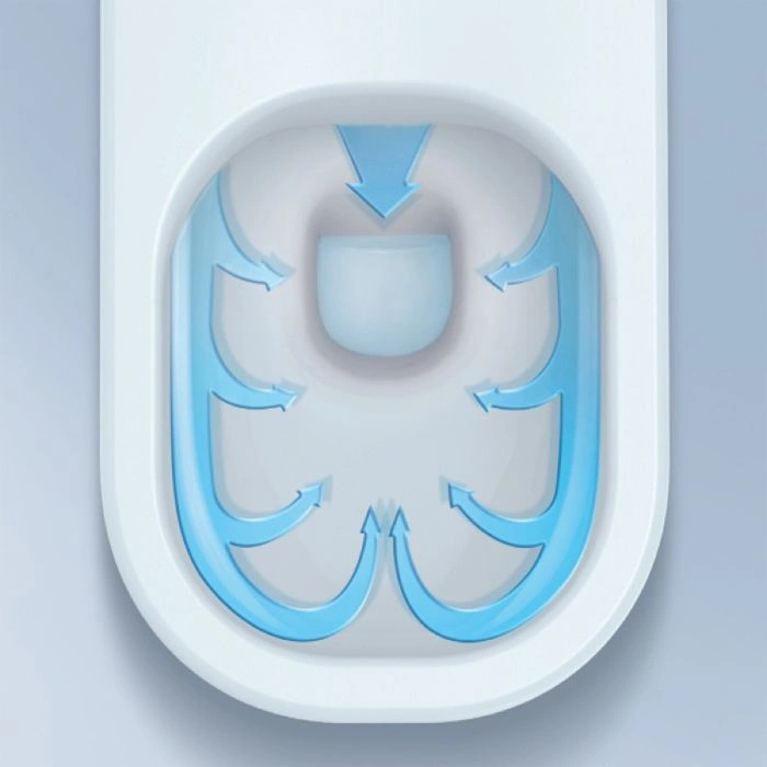 Унитаз подвесной MIO, безободковый, 530 мм JIKA