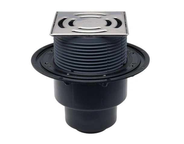 Трап верт. DN50/75/110 с решеткой с "сухим" сифоном, с пов. проп. способностью HL