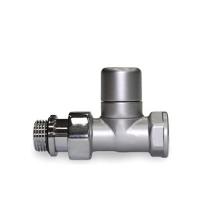 Клапан запорный прямой 1/2", серия Ovus, цвет серый матовый SR Rubinetterie