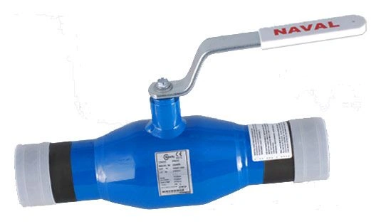 Кран шаровой NAVAL Ду25 Ру40 приварной, вода