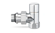 Клапан ручной радиаторный 1/2 угловой хром Varmega