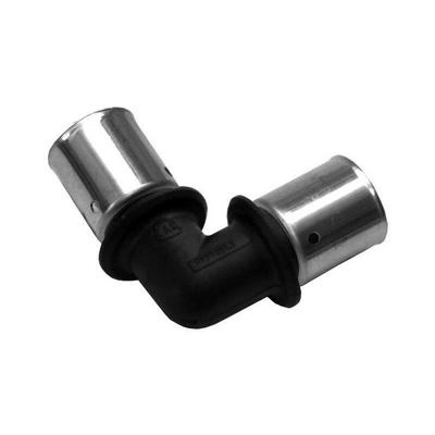 Отвод спаренный 16*2 с никел. трубкой Cu d-15, с кронштейном L-200 мм Push KAN-therm