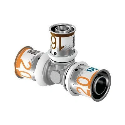 Тройник-пресс S-Press Plus 25-32-25 латунь Uponor