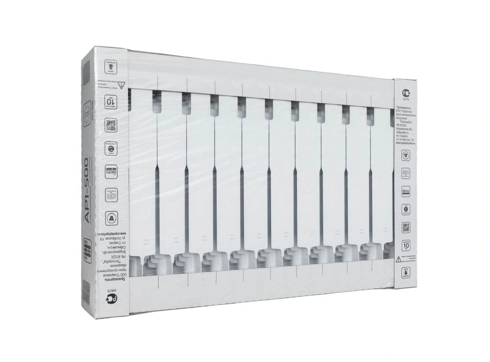 Радиатор алюминиевый 500/90 12 секций Теплоприбор