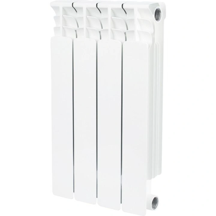 Радиатор биметаллический Space 500/90 мм 4 секции боковое подключение STOUT Распродажа!