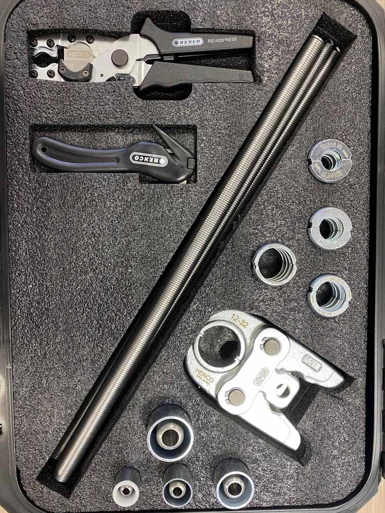 Набор:насадки KS-M16,20,26,32,клещи BE-UNI + насадки BE-H16,20,26,32,пружины BI