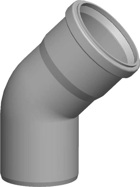 Отвод  DN80 45°, полипропилен Wolf