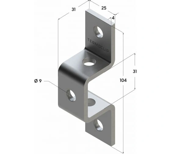 Скоба соединительная TCC SC 28х 30 4F5, Termoclip