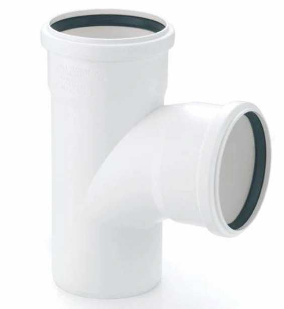 Тройник 50/50*87 гр. белый OST (двухрастр)