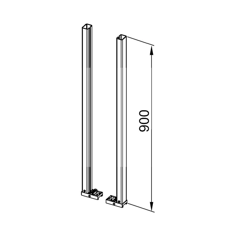 Удлиненные опоры для модулей Teceprofil