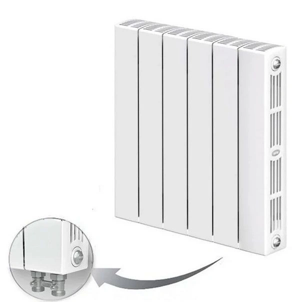 Радиатор биметаллический SUPReMO Ventil 500/90 мм 4 секции (SVR) нижнее справа подключение Rifar