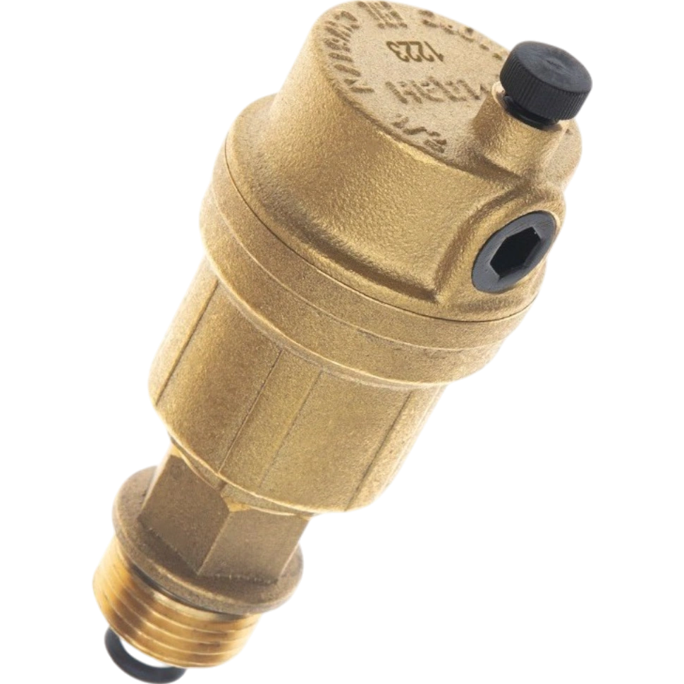 Воздухоотводчик Airvent-R PN10 DN10 с обратным клапаном DN15 Т от -10…+110С; корпус латунь, Ридан