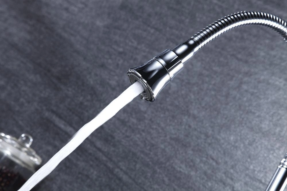 Смеситель для кухни Linara, с гибким изливом, хром, LEMARK