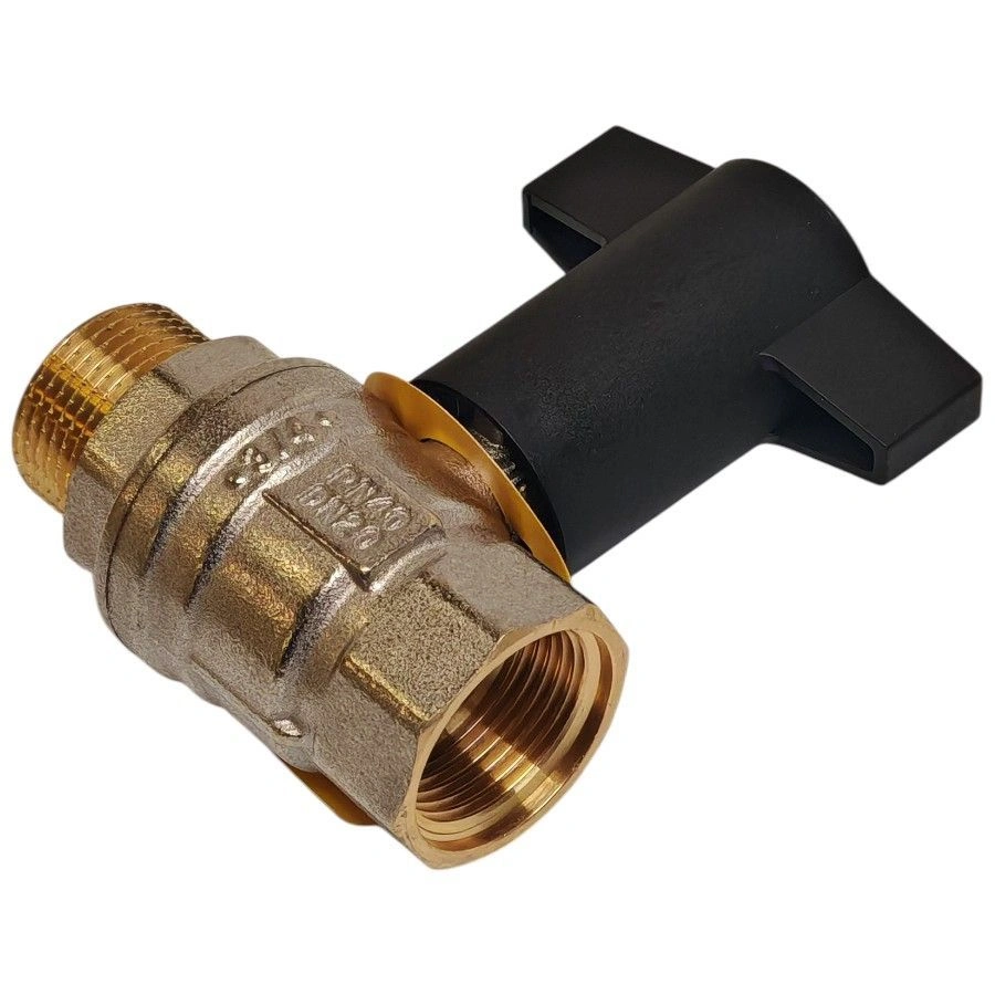 Кран шаровой Strong, полнопроходной, 1", НВ, ручка из полимера ELSEN