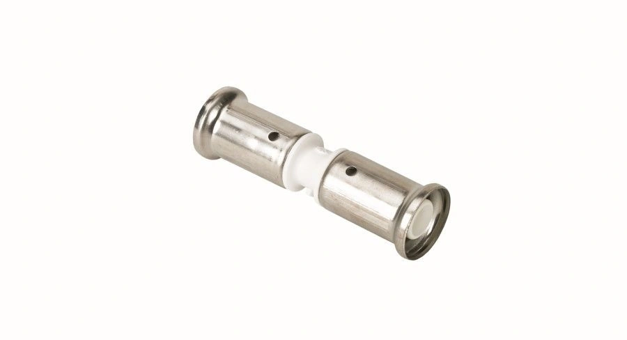 Муфта 16-16 ПВДФ, пресс (белая) HENCO
