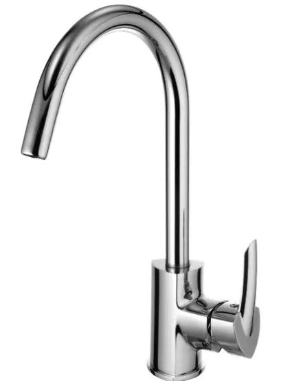 Смеситель для кухни MARS, с высоким поворотным изливом, хром, LEMARK