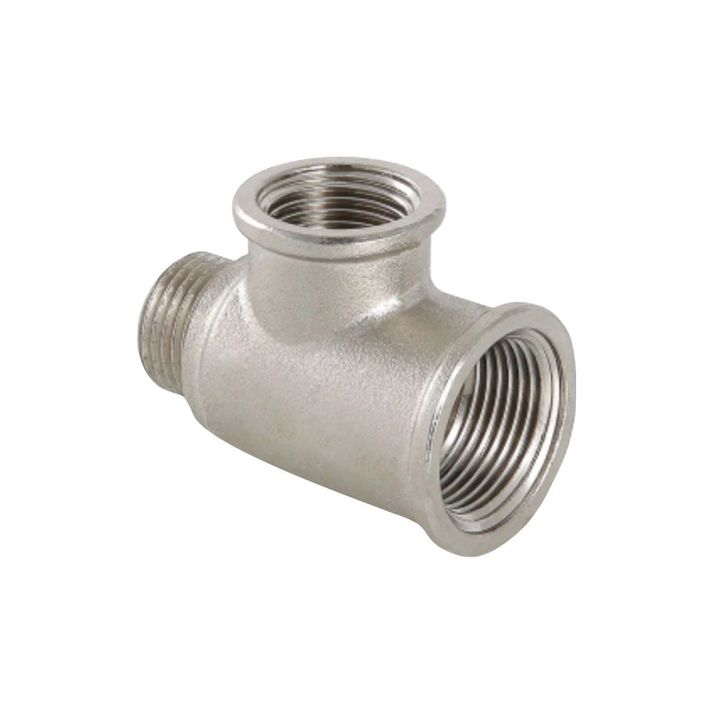 Тройник переходной ВВН 3/4х3/4х1/2 (никель) Valfex