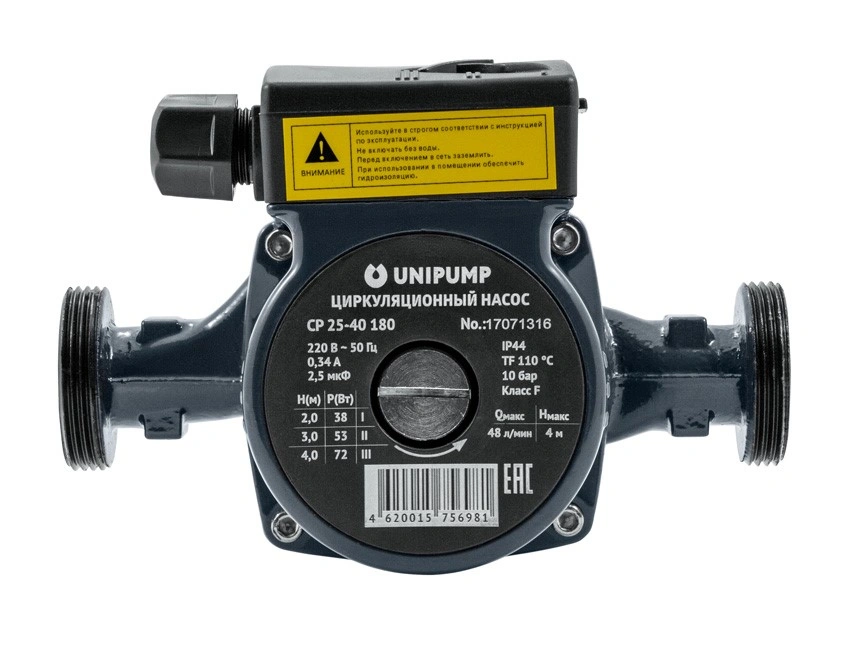 Насос циркуляционный CP 25-40 180, UNIPUMP