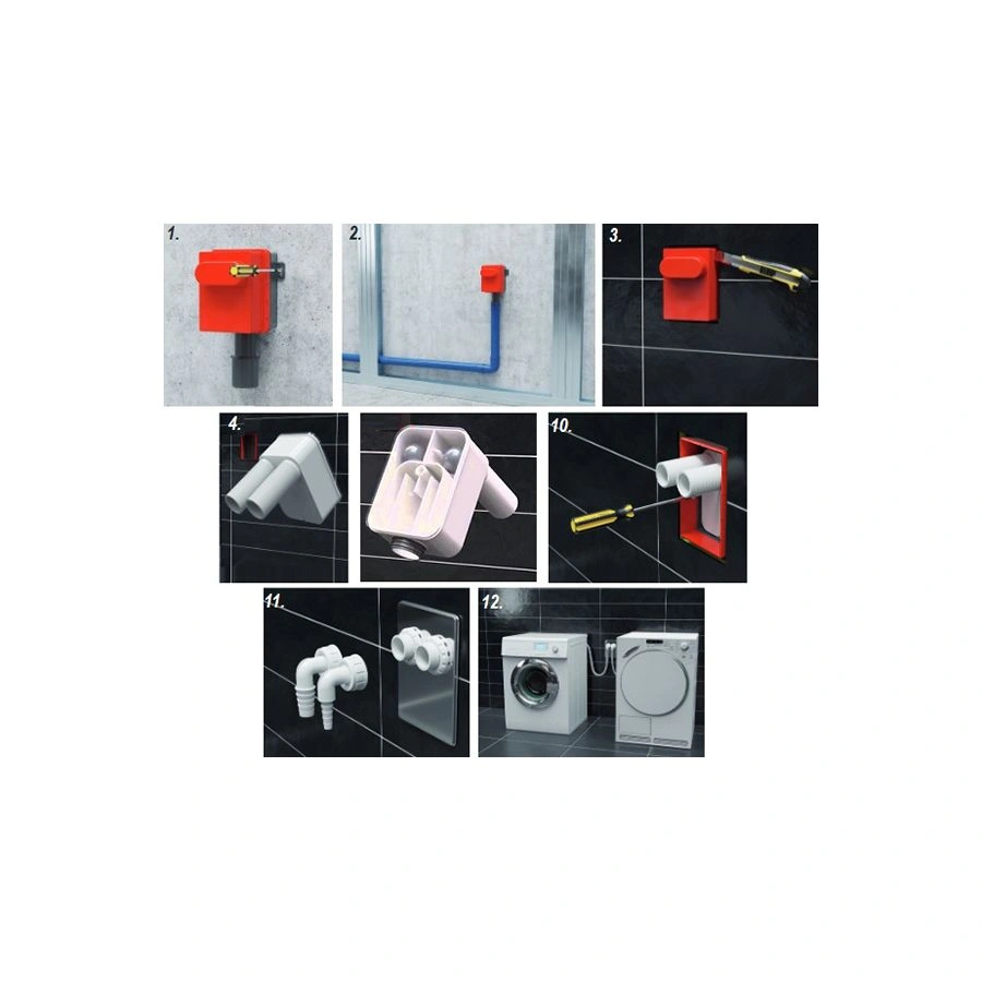 Сифон для стиральной машины (двойной) HL (для монтажа необходим HL 4000.0)