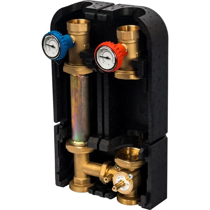 Насосно-смесительный узел 1" (подача прав./лев.) без насоса STOUT