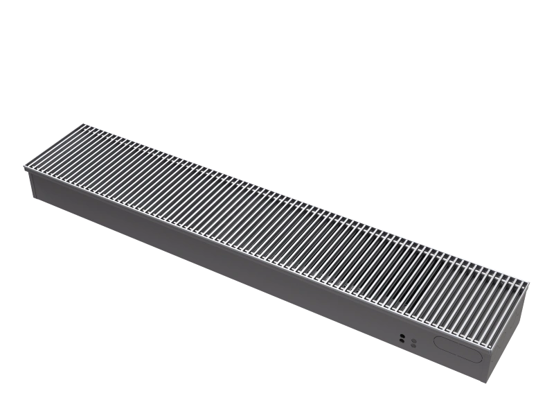 Конвектор БРИЗ 200x80x1200 1то Конц прав (5 Nova 12 втулки черные)