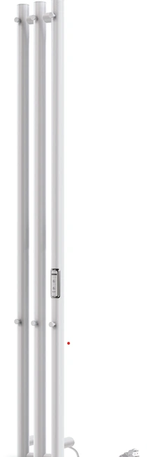 Полотенцесушитель Style 3 (electro) 120/13 (скр.монтаж, унив.подкл.R/L, Белый матовый) INDIGO