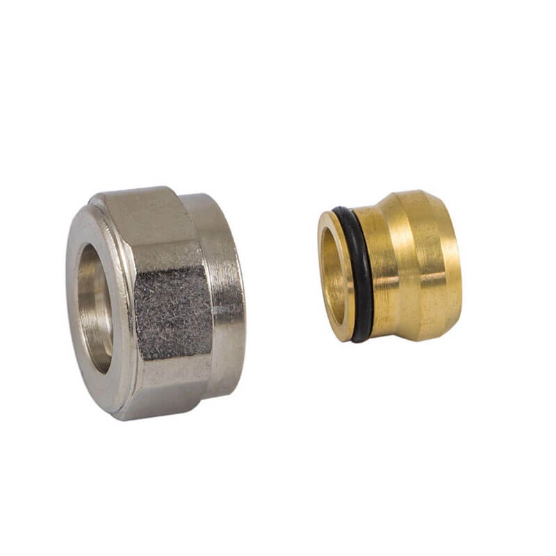 Соединение резьбовое для медных труб GW М22х1,5 х 15мм, никель Schlosser