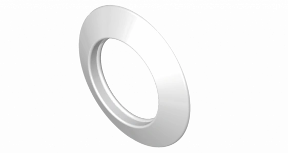 Накладка декоративная D80 (белая) ROMMER 